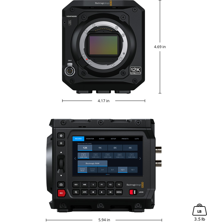 Blackmagic PYXIS 12K
