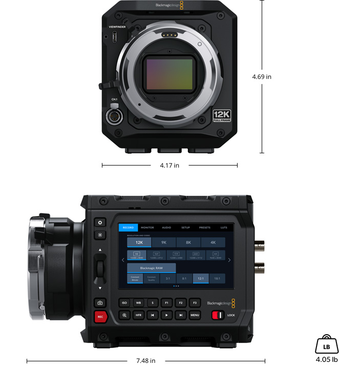 Blackmagic PYXIS 12K PL
