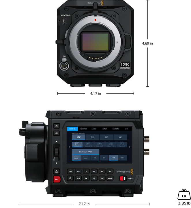 Blackmagic PYXIS 12K EF