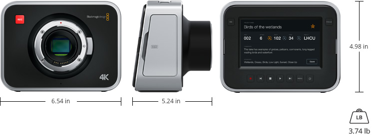 Blackmagic Production Camera 4K EF